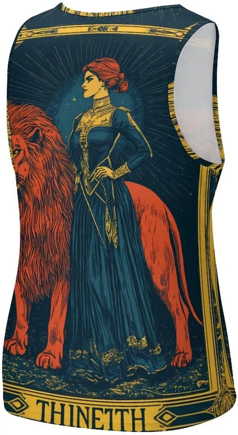 Мужской топ-безрукавка Tarot Card, бренд Generic, стиль Style — фото 3