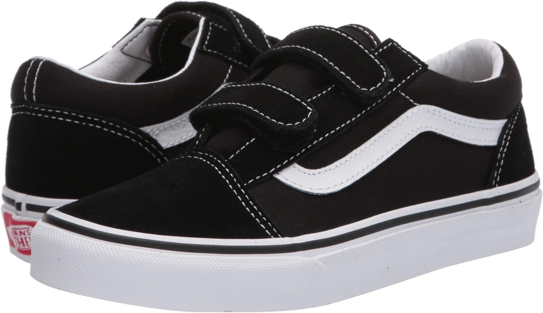 

Кроссовки Old Skool V Vans, цвет Black/True White