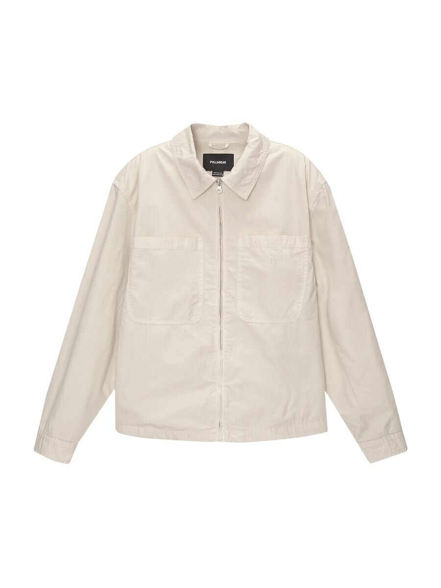 

Всесезонная куртка Pull&Bear Between-Season Jacket, экрю