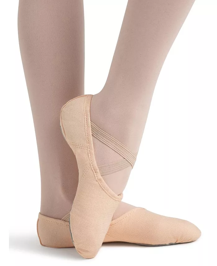 

Балетки Juliet из холста для девочек Capezio, розовый