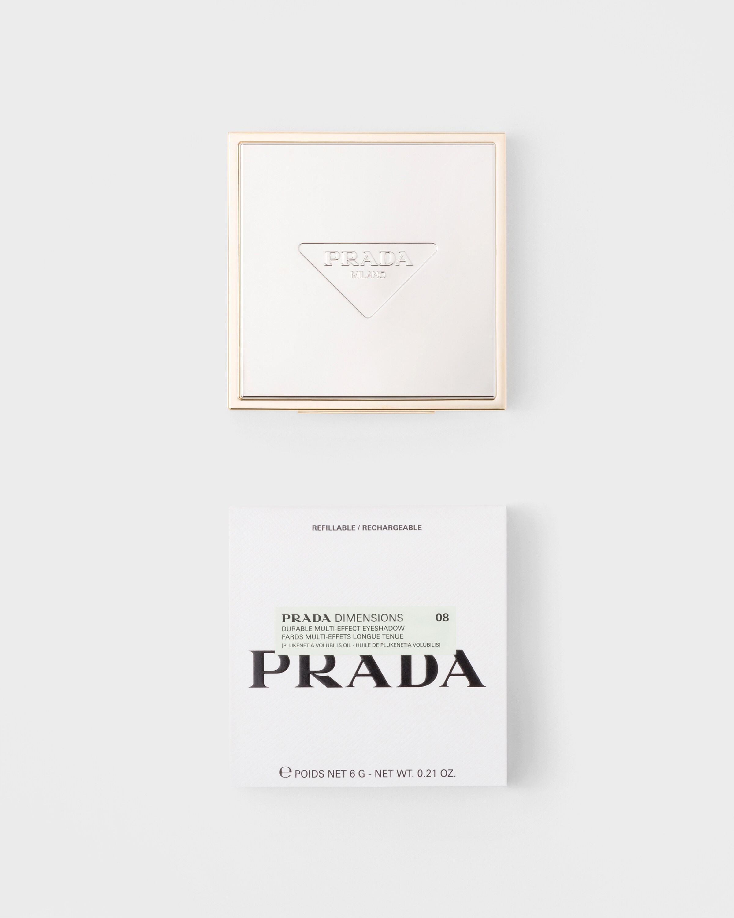 Палетка теней для век Prada Dimensions Holo Nude - 08 - PANSY, розовый — фото 3
