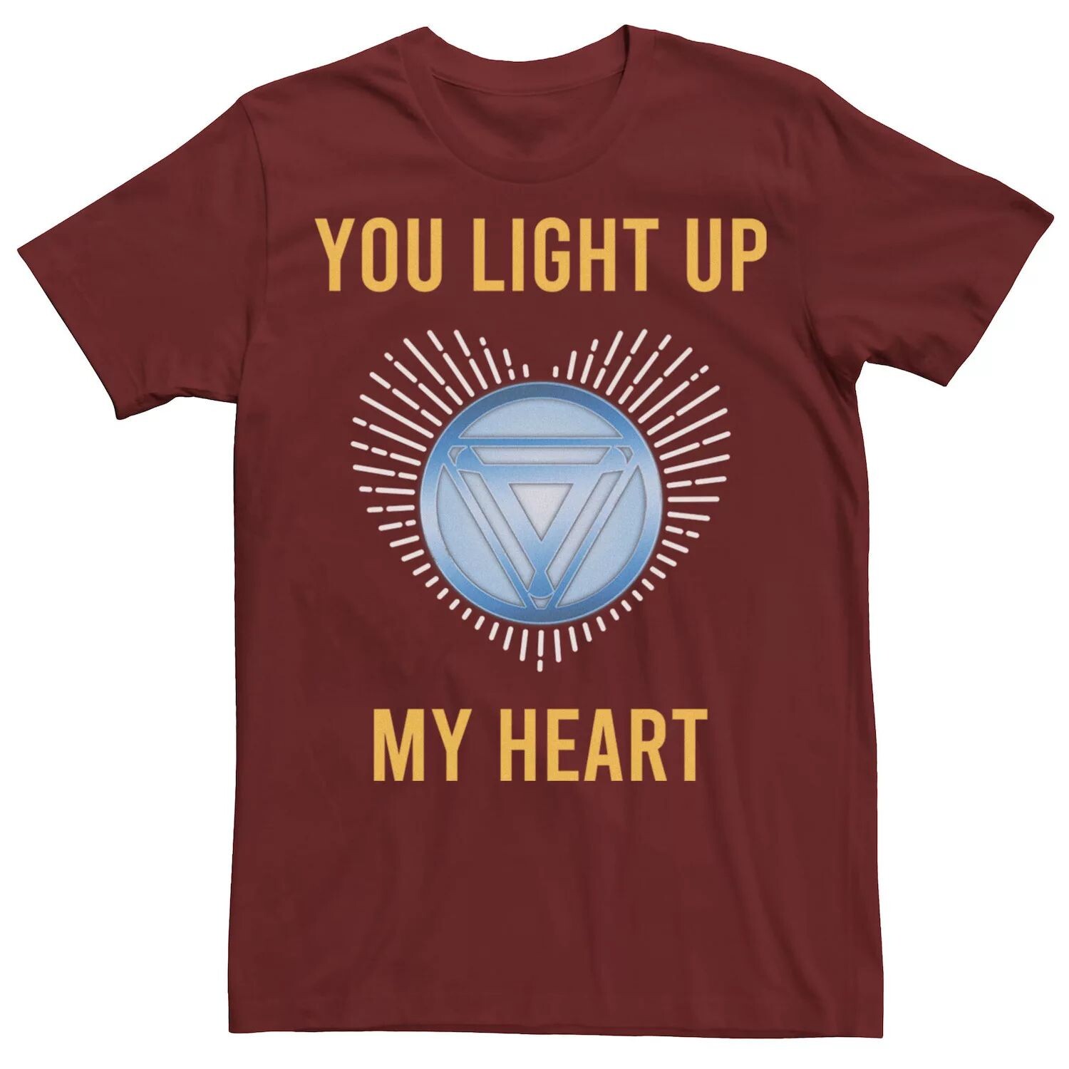 

Мужская футболка Iron Man Light Up My Heart Marvel