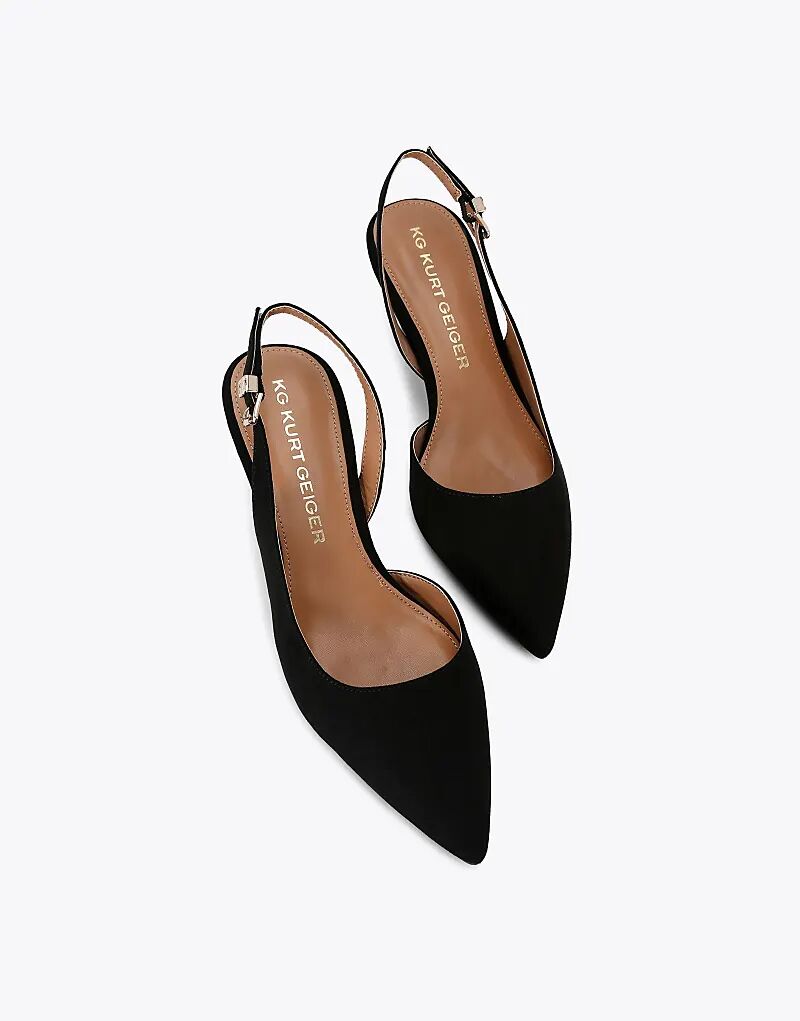 Туфли на низком каблуке KG Kurt Geiger Aria черного цвета — фото 2