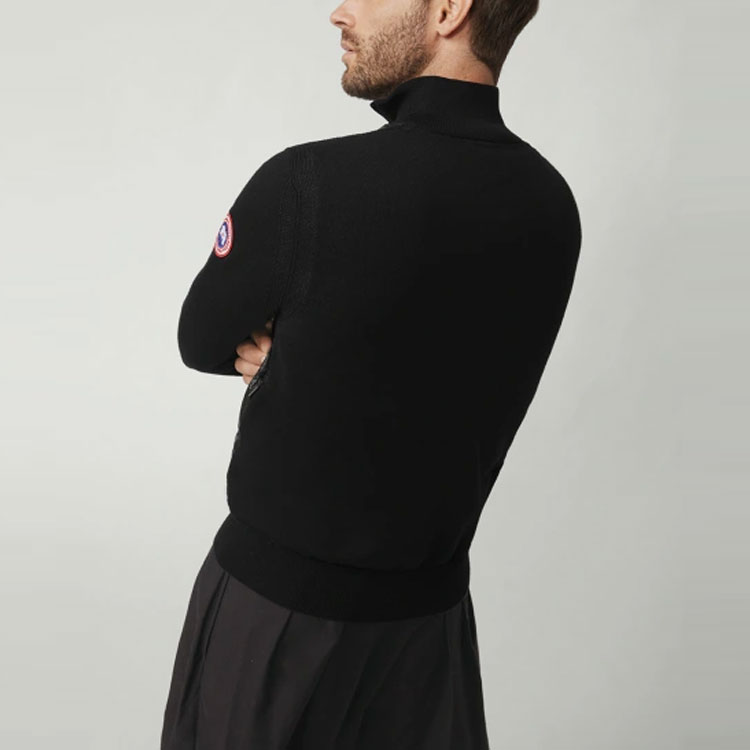 HyBridge Утепленная Куртка с Длинными Рукавами Canada Goose, Черный — фото 3