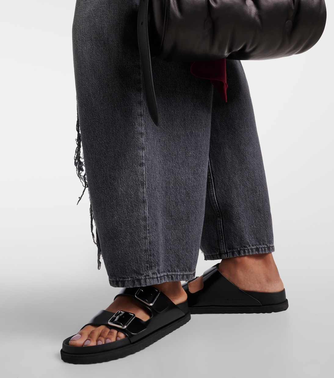 Сандалии из кожи Аризона Birkenstock 1774, черный — фото 4