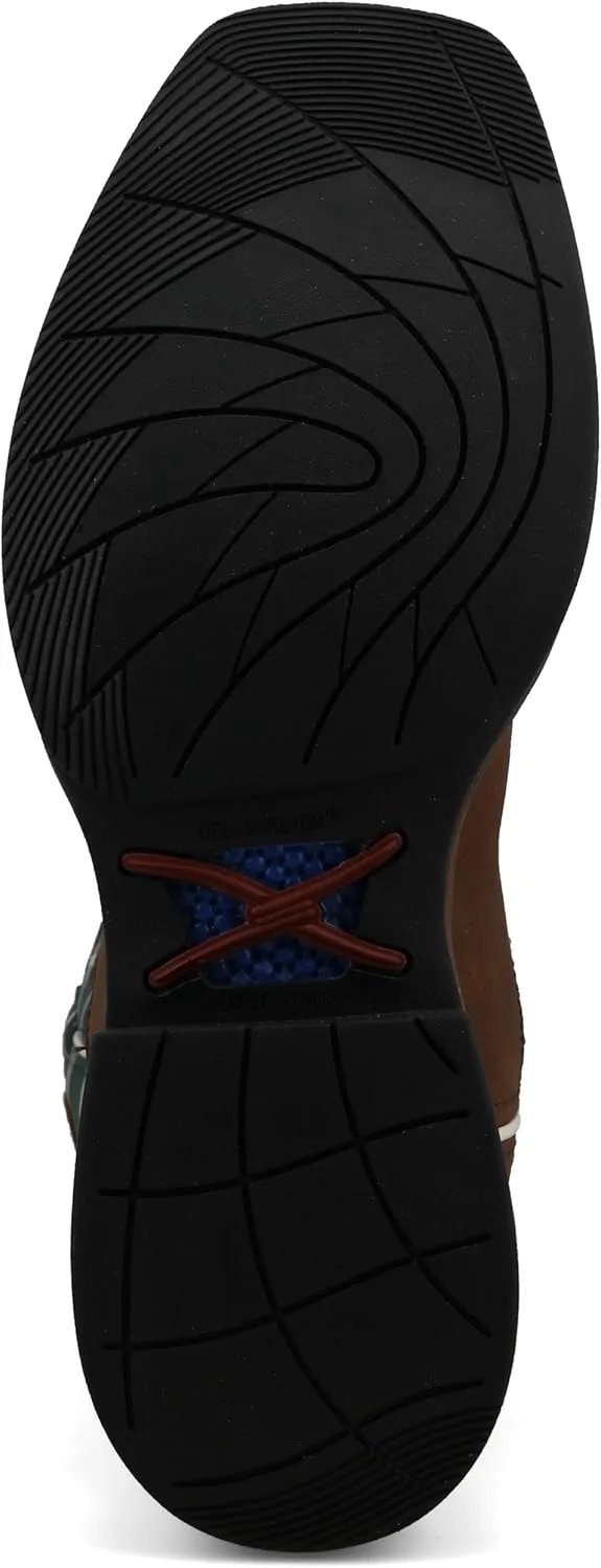 Сапоги Twisted X Mens Top Hand 12", зеленый/синий — фото 3