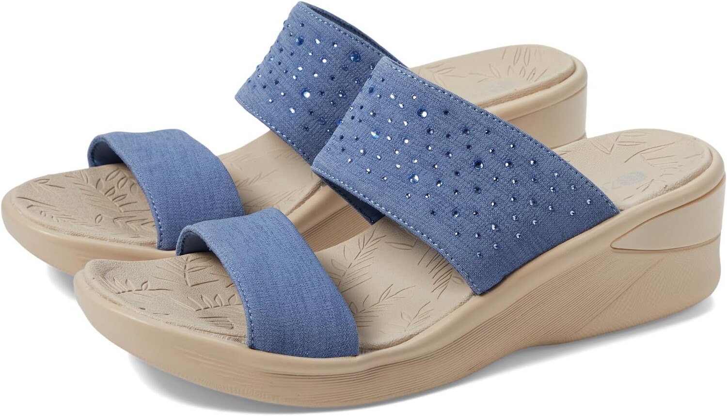 

Сандалии Bzees Sienna Bright Wedge Sandals, синий