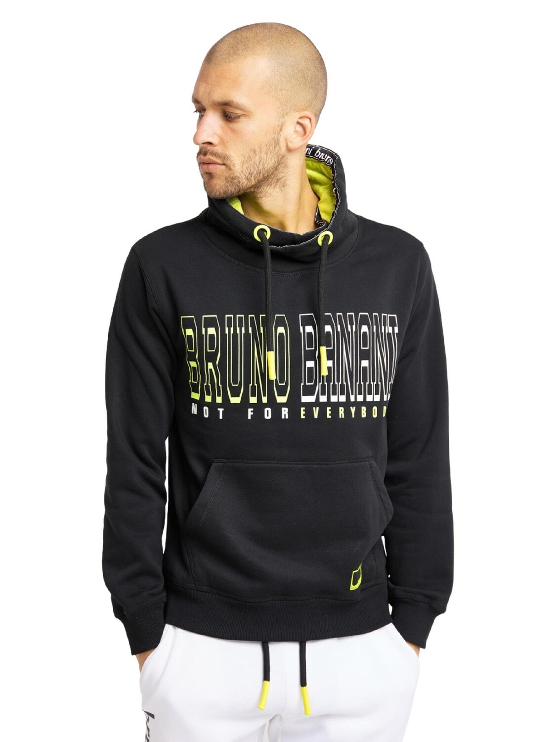 

Толстовка Bruno Banani Hoodie ohne Reißverschluss COLE, черный
