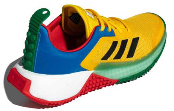 Кроссовки лего х спорт Adidas, желтый — фото 4