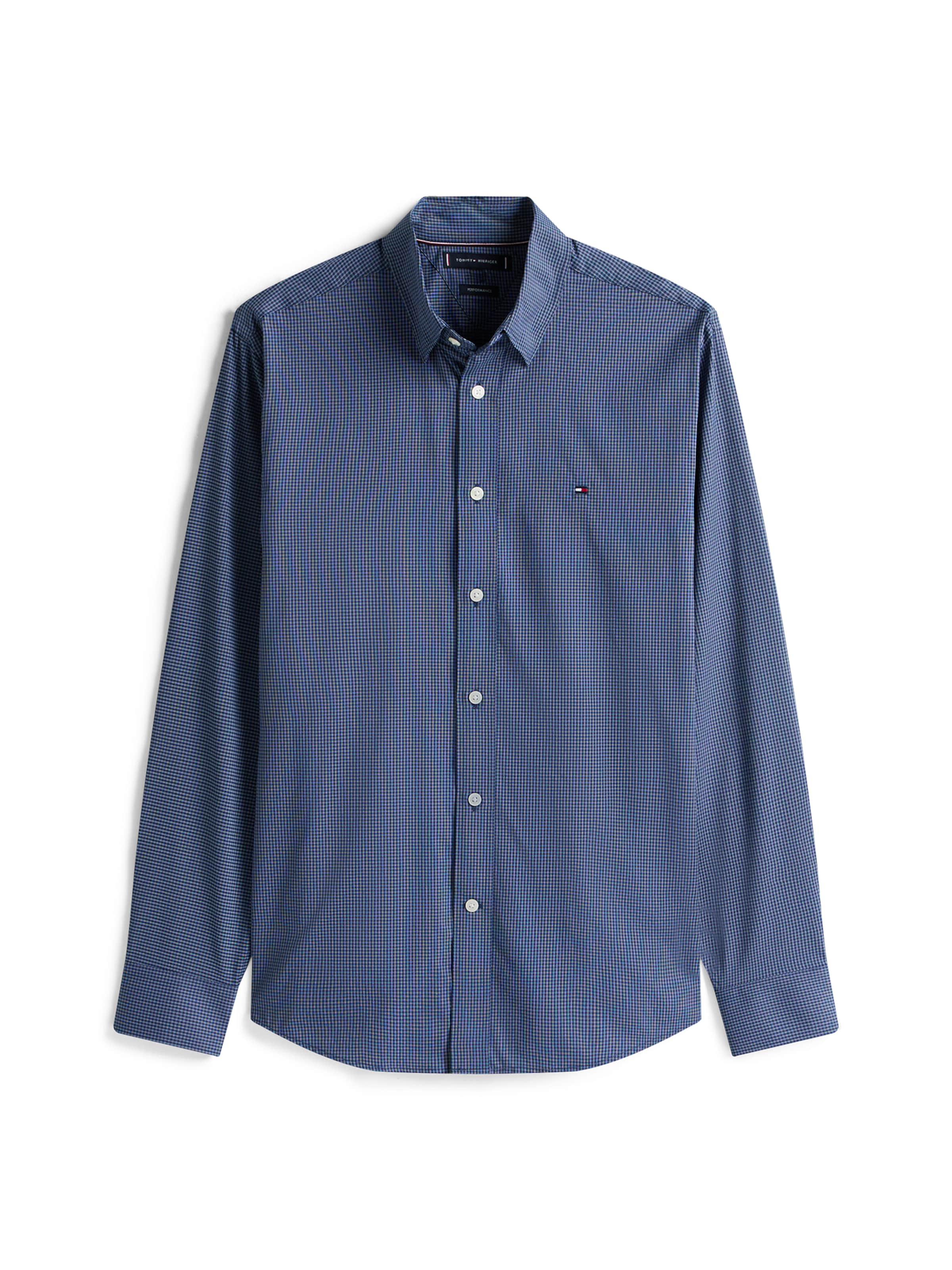 

TOMMY HILFIGER Рубашка на пуговицах 'Performance' в цвете Navy, Regular fit