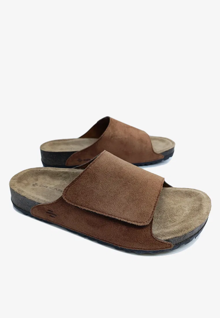 Мужские сандалии с регулируемым ремешком, замшевые, D-SLB-8212, Dr. Cardin — фото 3
