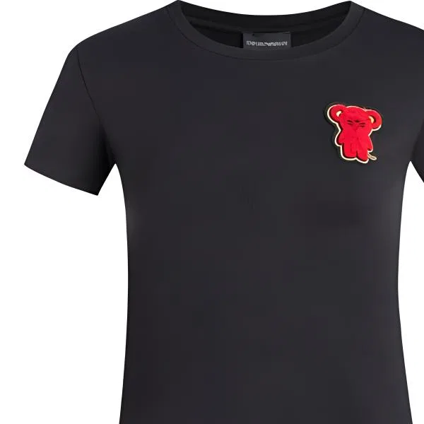 Футболка Regular Emporio Armani Black — фото 2