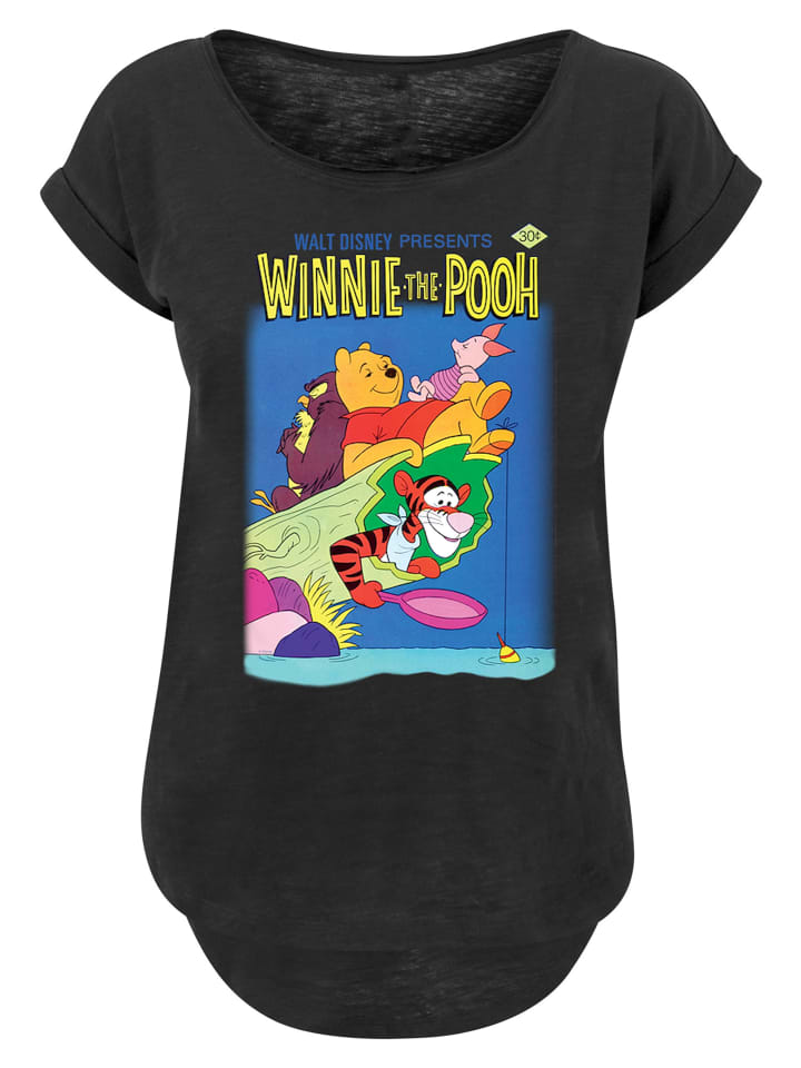 

Длинная футболка Винни-Пух черного цвета F4NT4STIC, Черный, Длинная футболка Винни-Пух черного цвета F4NT4STIC