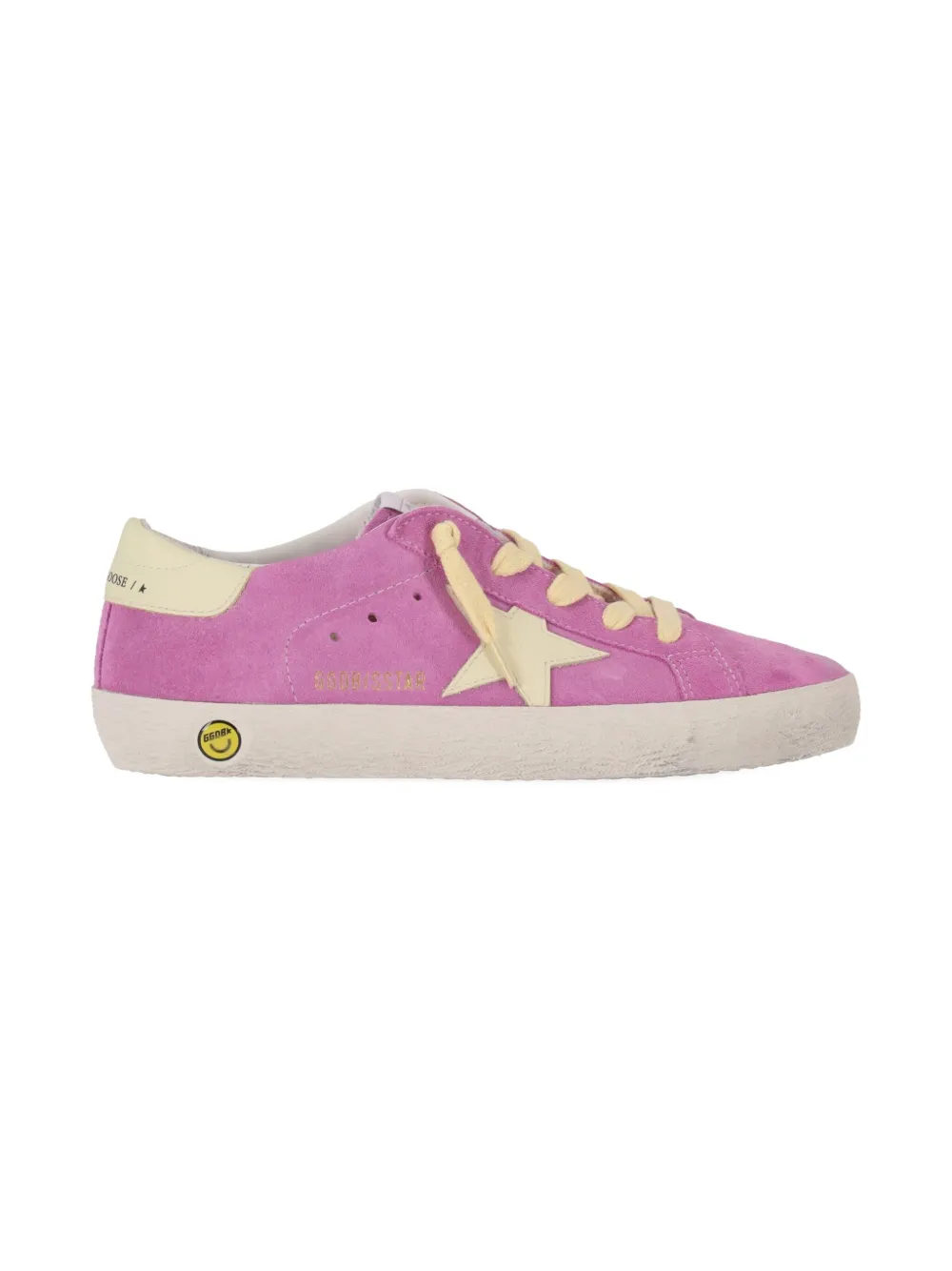 Кеды Super-Star на шнуровке Golden Goose Kids, розовый — фото 2