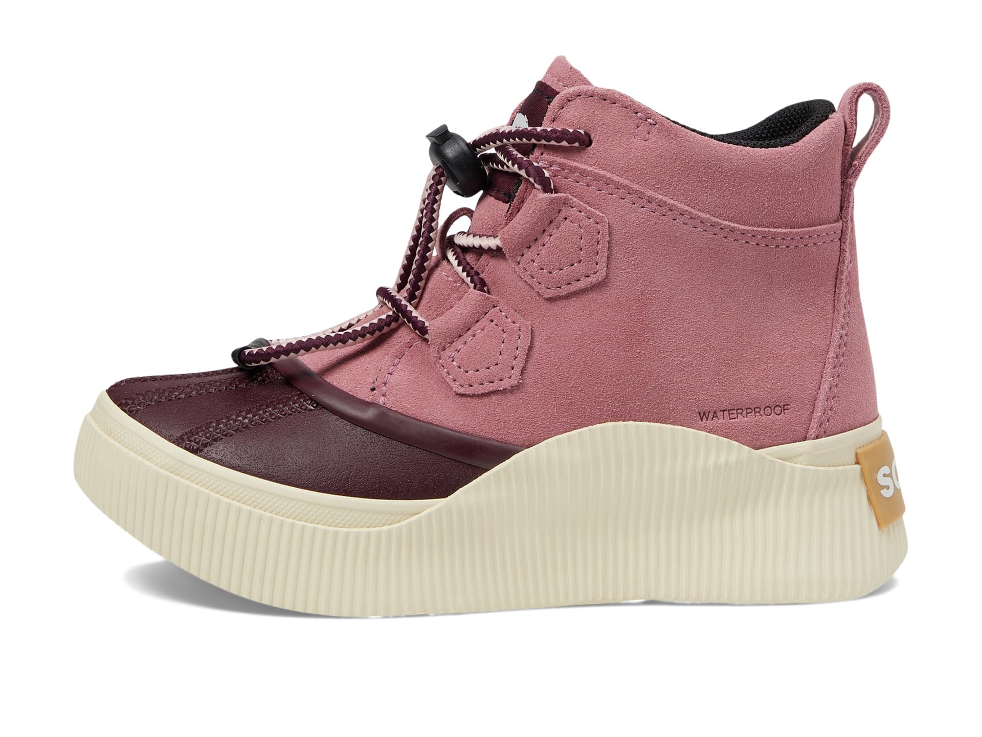 Ботинки SOREL Kids Out N About IV Classic WP, цвет Dazed Mauve/Honey White — фото 4