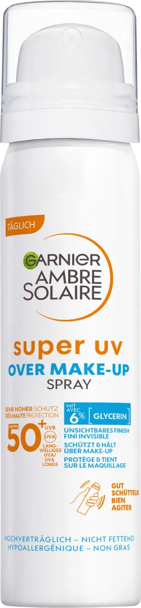 

Солнцезащитный спрей для лица поверх макияжа супер УФ SPF 50 750мл Garnier