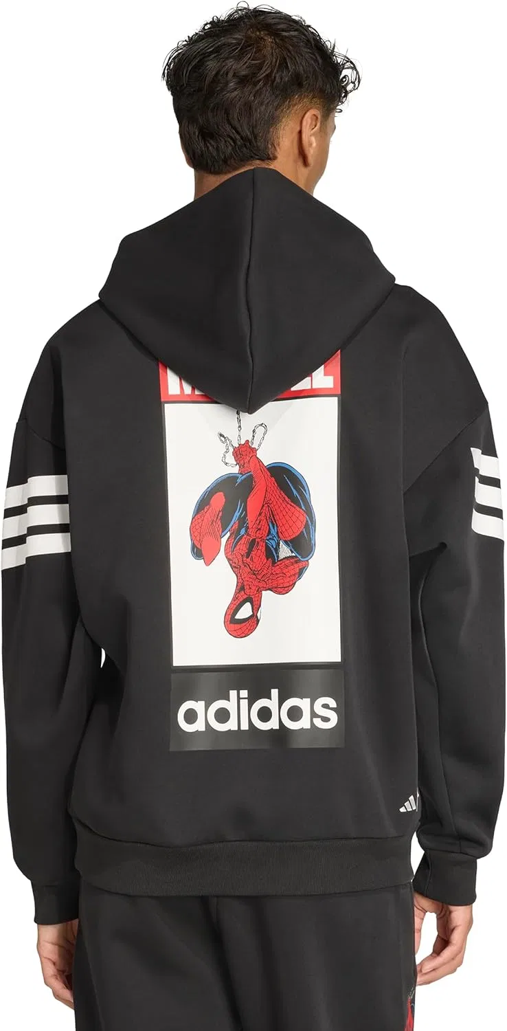 Толстовка Adidas Men's Marvel, черный — фото 3