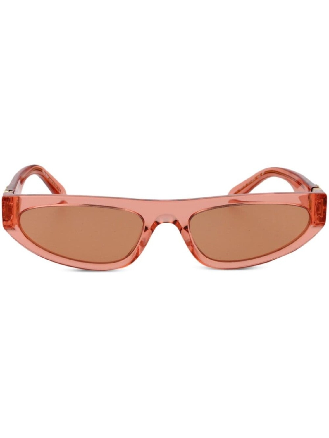 

Miu Miu Eyewear солнцезащитные очки в оправе «кошачий глаз», красный