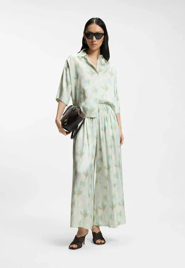 Блуза Bimina button down Boss, модель seventeen, с узором — фото 2