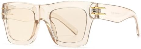 

Солнцезащитные очки большого квадратного размера 2026 года для женщин и мужчин, винтажные солнцезащитные очки с защитой от УФ-излучения UV400, ретро-очки Drive Eyewear MTZJH, C4