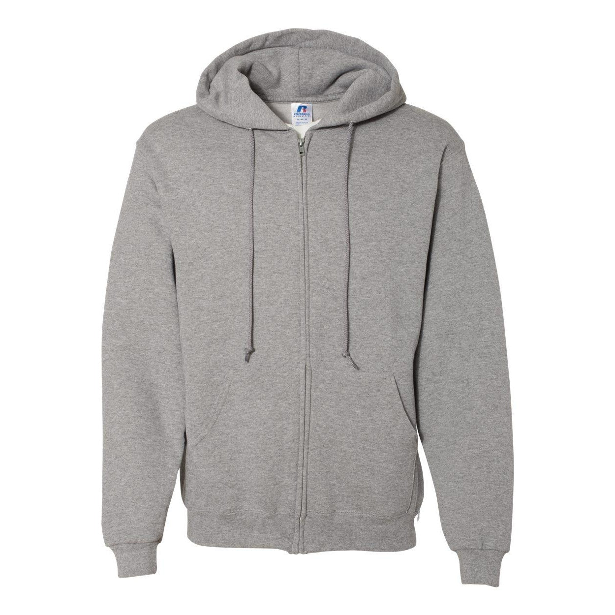 

Толстовка Russell Athletic Dri Power с капюшоном и застежкой-молнией, цвет oxford