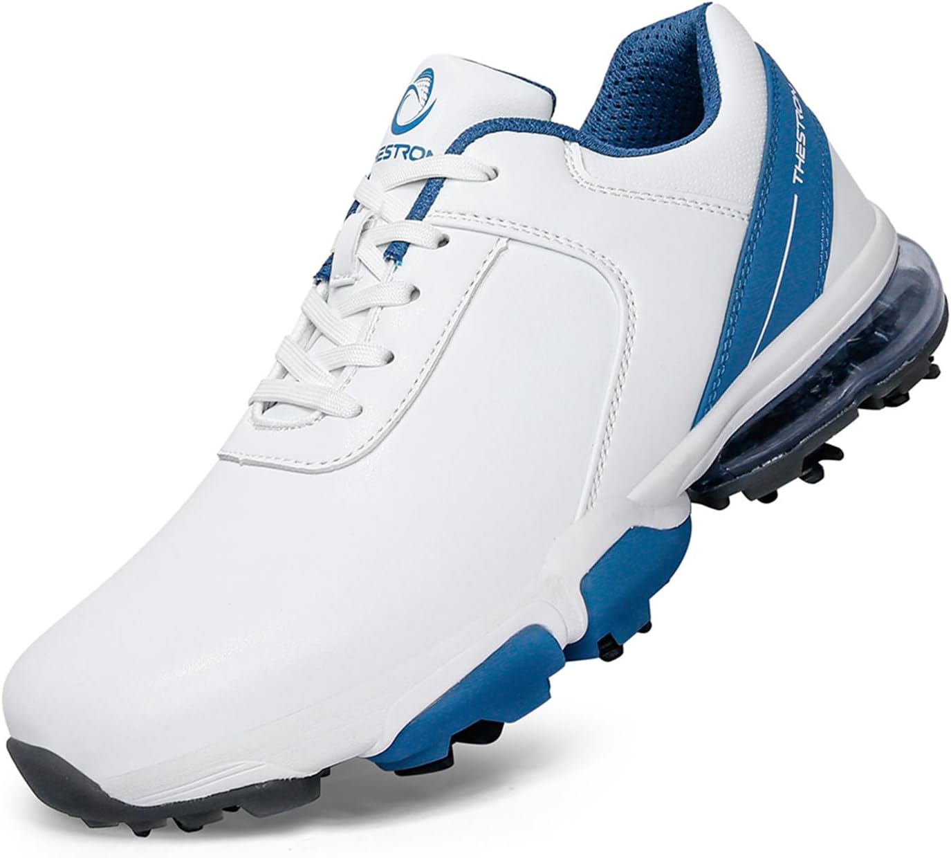 

Мужские гольф обувь Spikes, тренировочные кроссовки для гольфа, удобная обувь для ходьбы для гольфистов Zakey, голубой