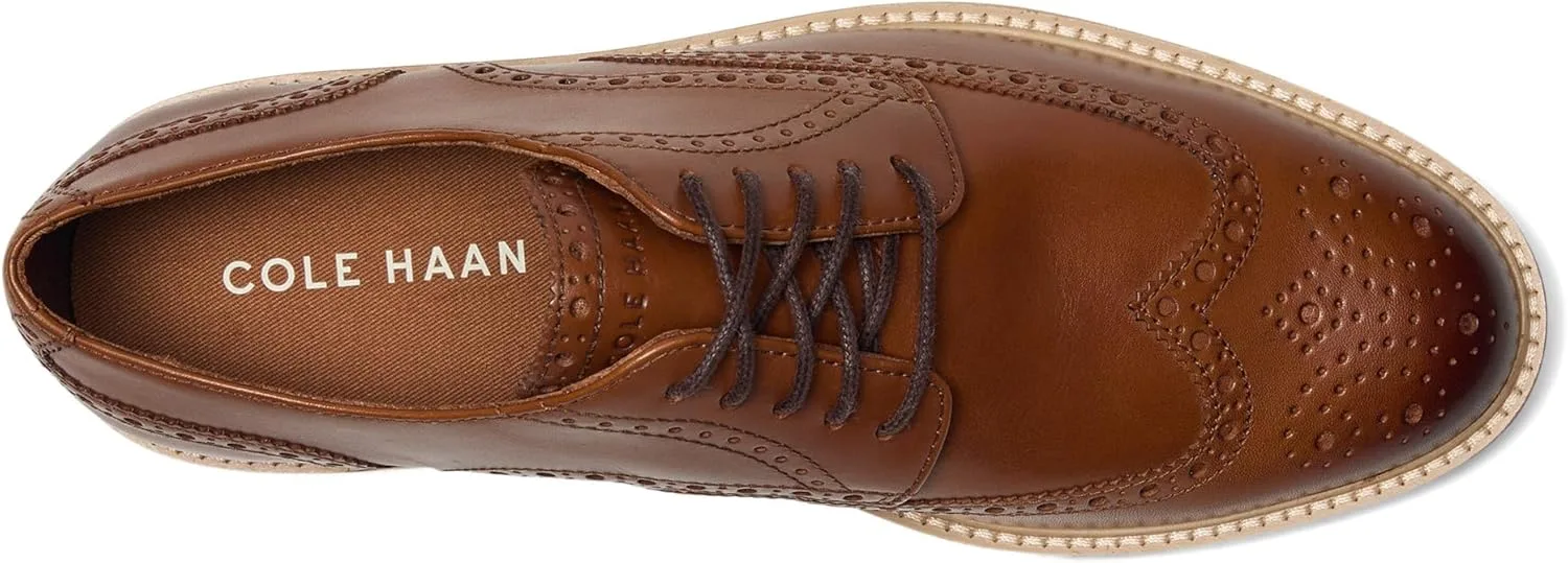 Мужские оксфорды Cole Haan Morse Grand Wingtip, слоновая кость — фото 3