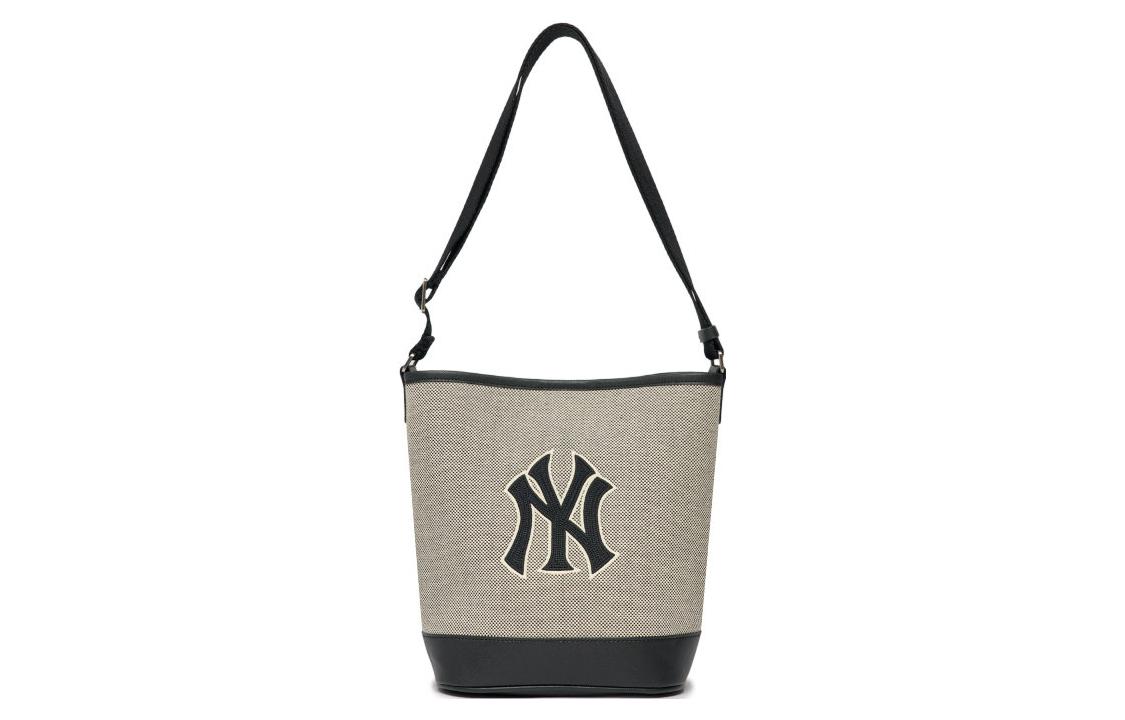 

Сумка-ведро New York Yankees, холщовая сумка, портативная сумка через плечо, унисекс черно-серая MLB