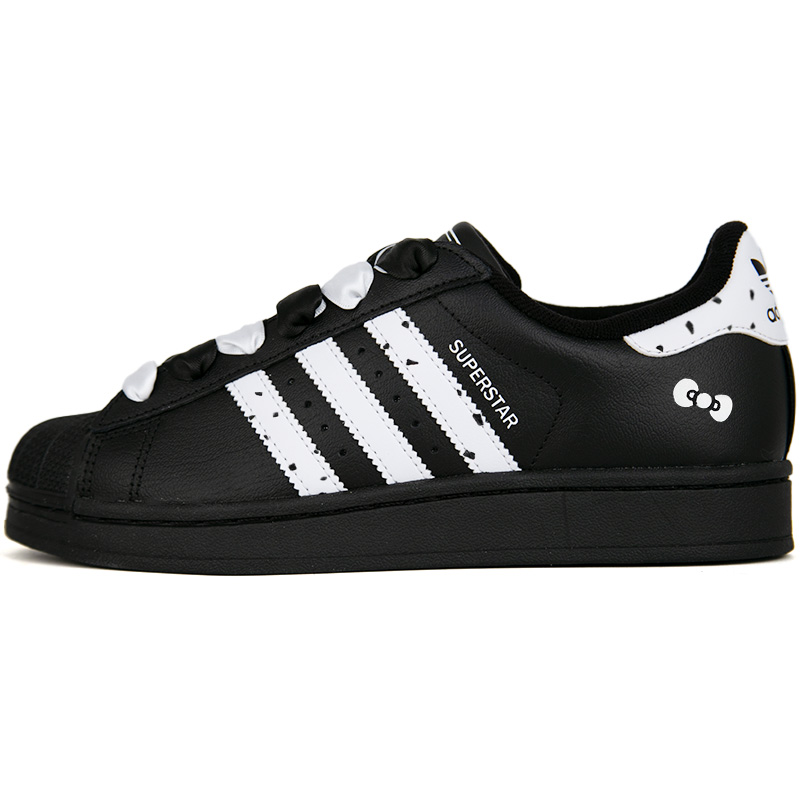 

Superstar 2 Bowknot Fragment нескользящая, устойчивая к истиранию, дышащая низкая Adidas Originals, черный