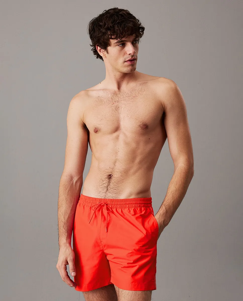 

Купальник средней длины с завязками Calvin Klein, оранжевый