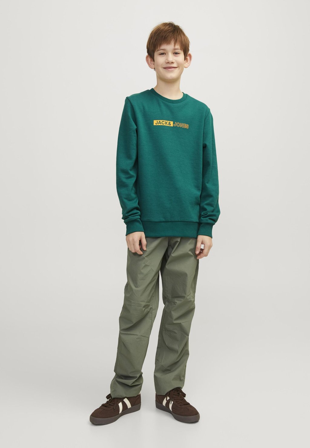 

Толстовка JWHNEO CREW NECK Jack & Jones Junior, сине-зеленый