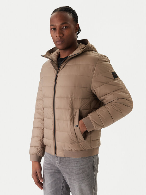 

Демисезонная куртка regular fit Odenis 50543616 Boss, зеленый