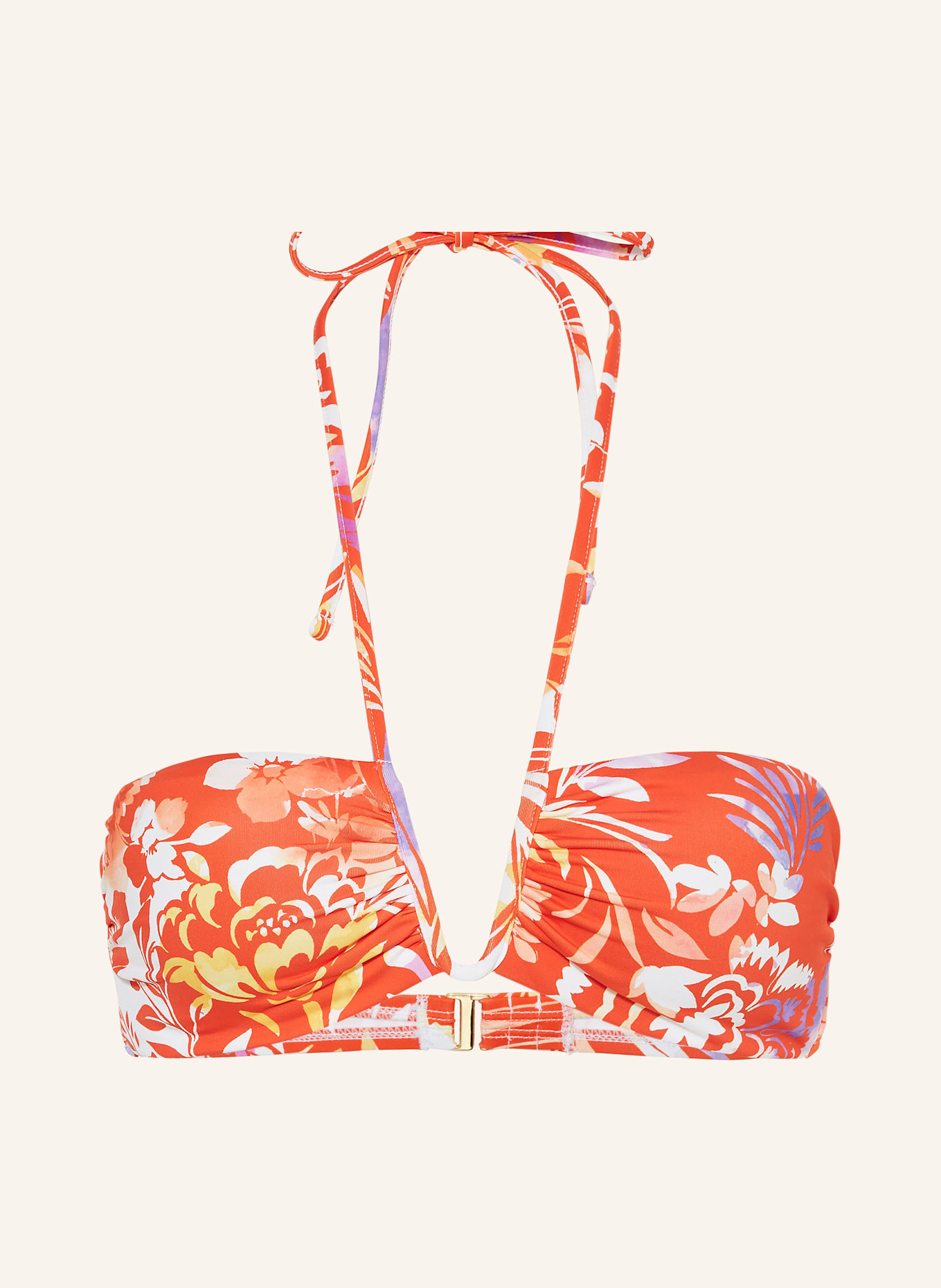 

Топ бикини с халтернеком Island Breeze Lauren Ralph Lauren, мультиколор