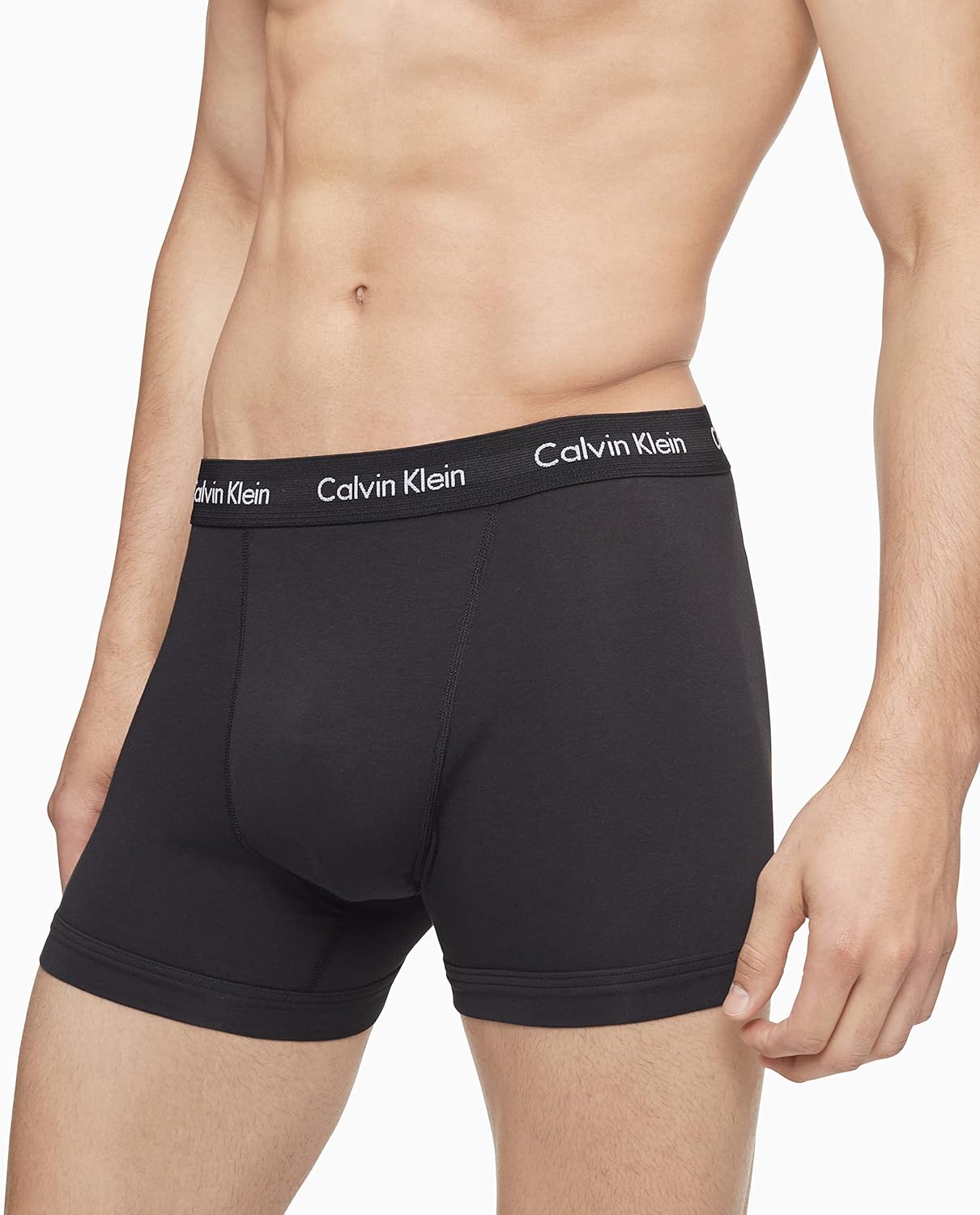 Комплект из 7 мужских трусов-боксеров Calvin Klein из хлопка и эластичного материала, 7 Black — фото 4
