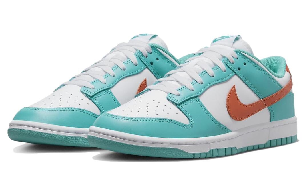 Мужские кроссовки для скейтбординга Nike Dunk Low, Белый/Космическая глина/Пыльный кактус — фото 3