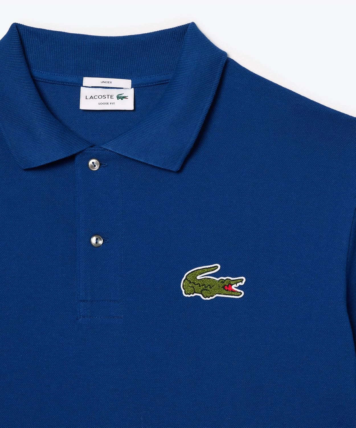 Мужская поло-рубашка LACOSTE свободного кроя Размер L.12.12, синий — фото 2