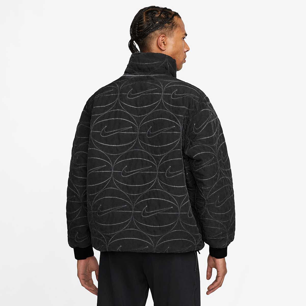 Куртка Full-Zip Basketball Woven Jacket Nike, цвет Schwarz/Weiß — фото 2