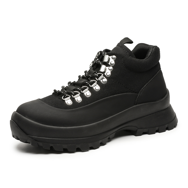

MODENGPAN Мужские повседневные кроссовки Mid Top черные, цвет Black