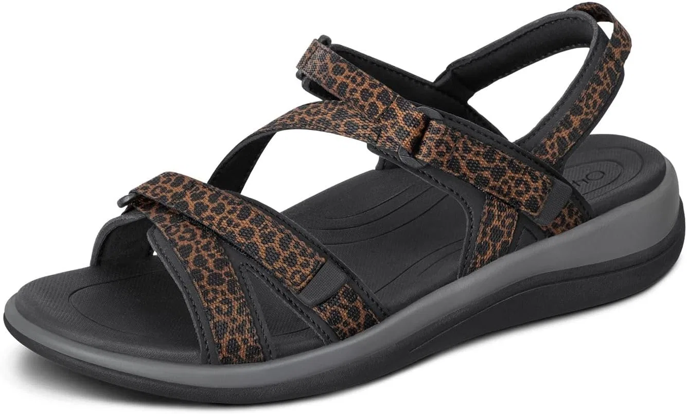 Спортивные сандалии Orthofeet, Leopard