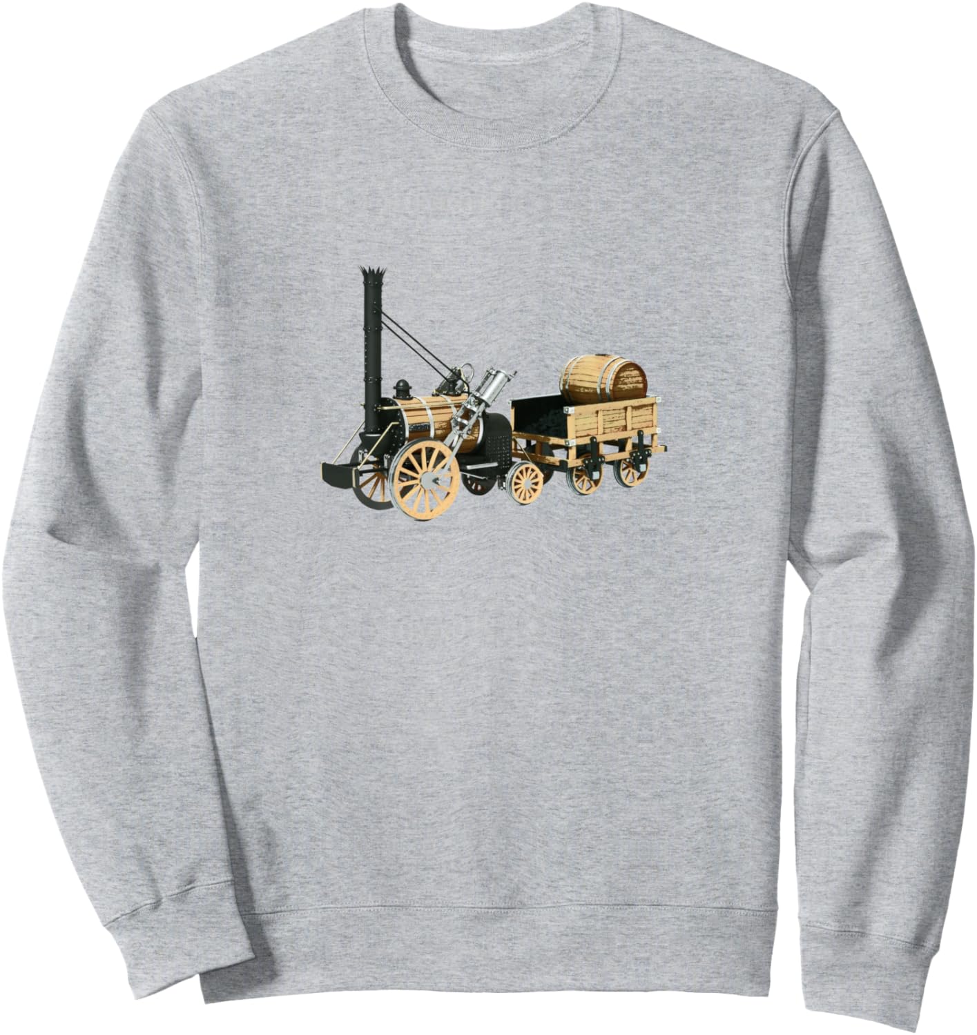 

Толстовка Stephenson's Rocket Steam Train, серый