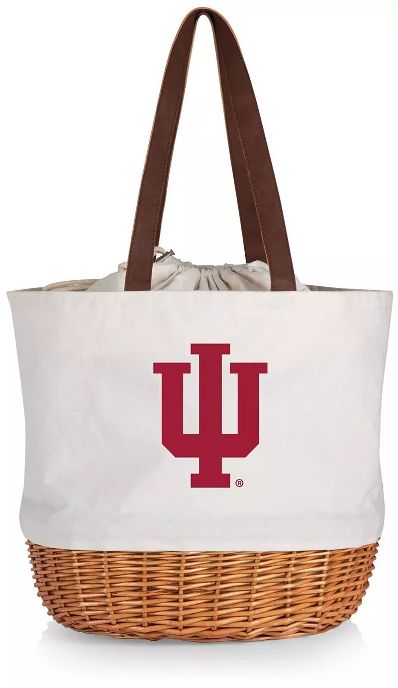 

Сумка-корзина из парусины и ивы Picnic Time Indiana Hoosiers