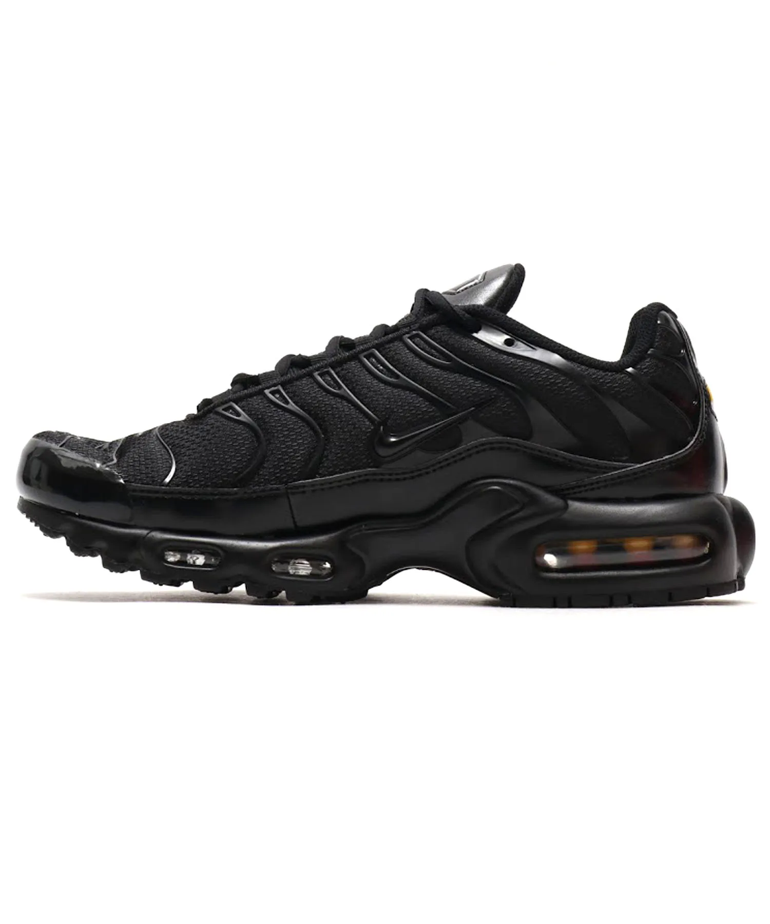 Мужские кроссовки с технологией Air-Sole NIKE AIR MAX PLUS чёрные — фото 4