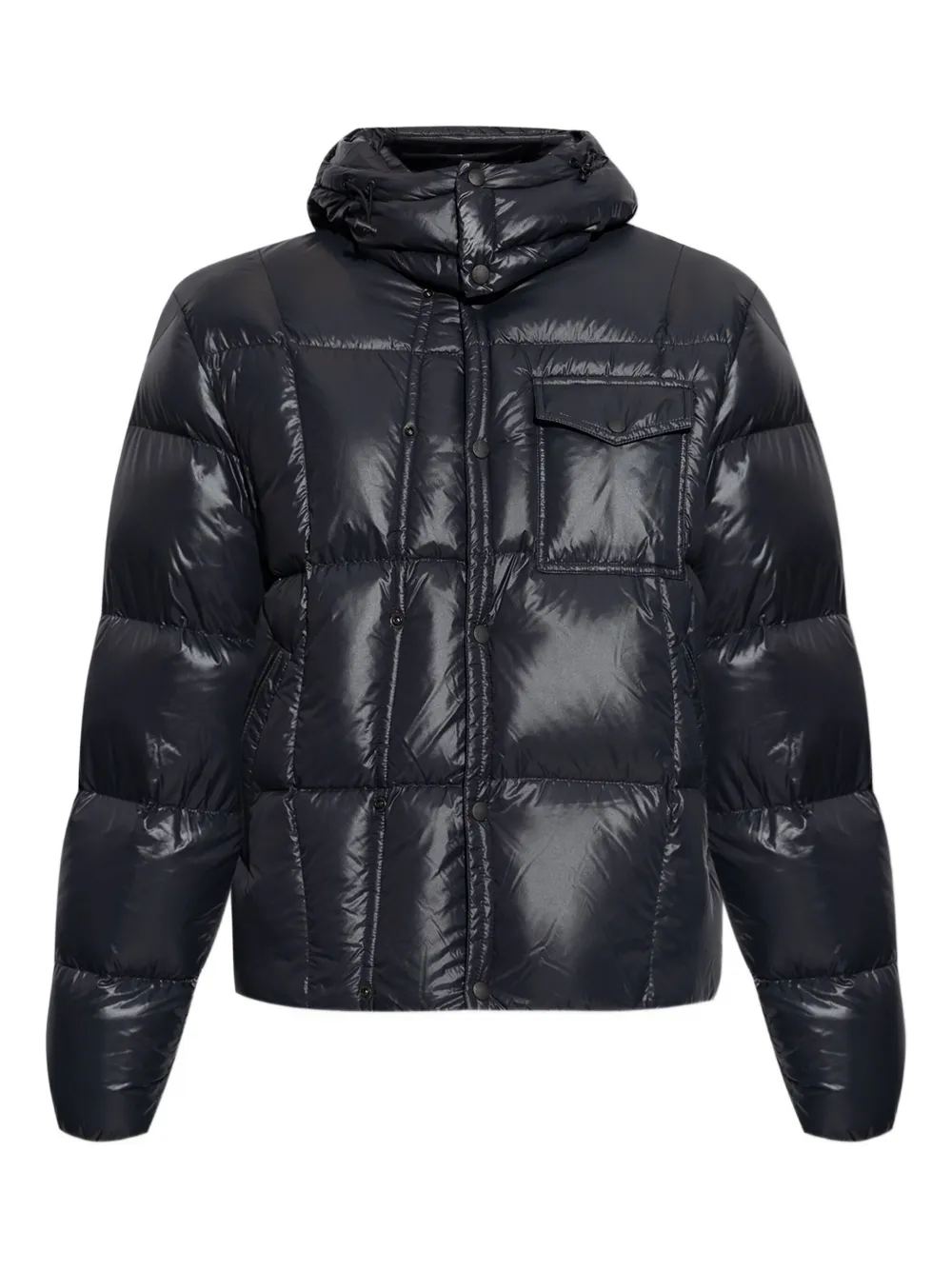 Стеганая куртка с капюшоном Erea MONCLER, черный