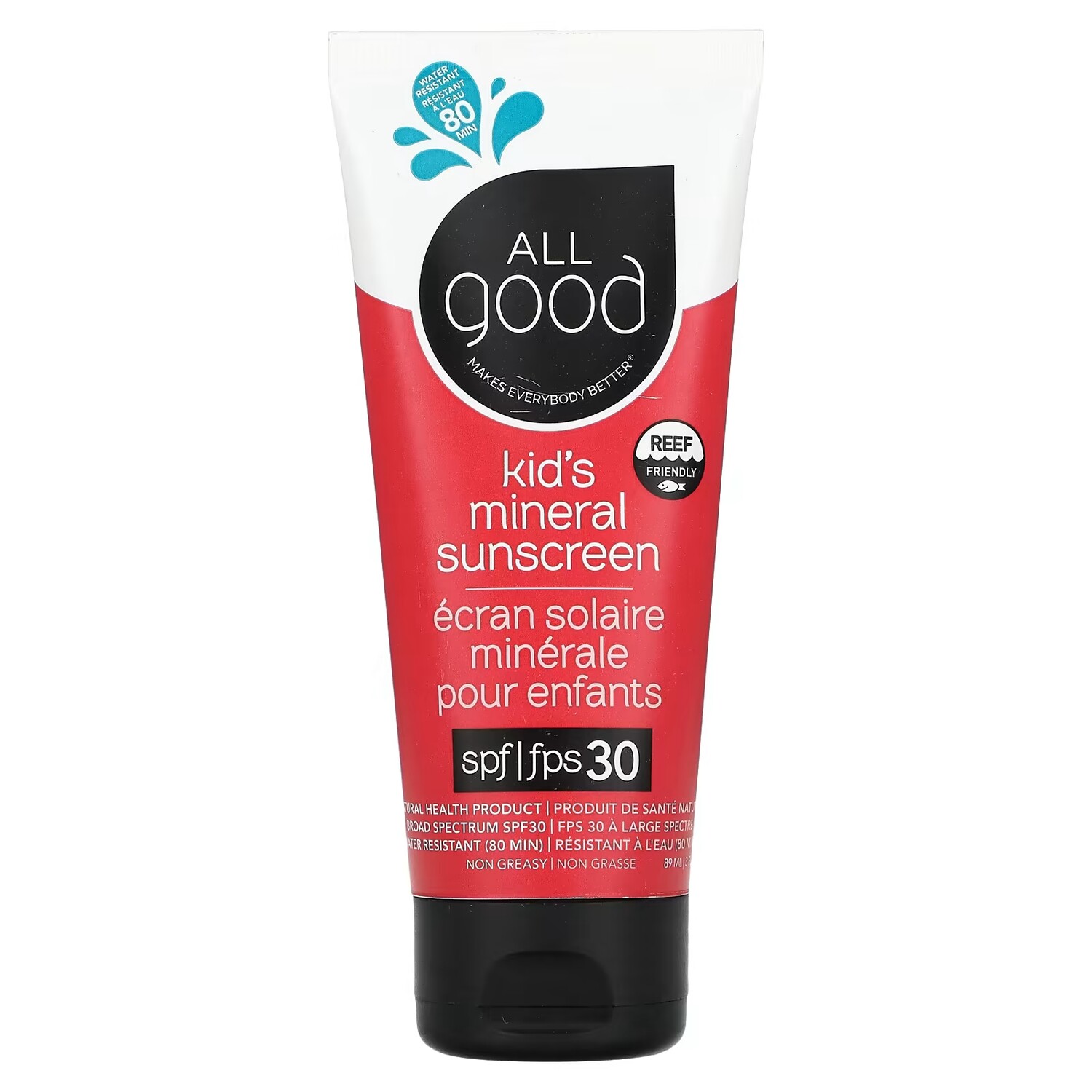 

Крем All Good Products солнцезащитный детский минеральный SPF 30, 89 мл