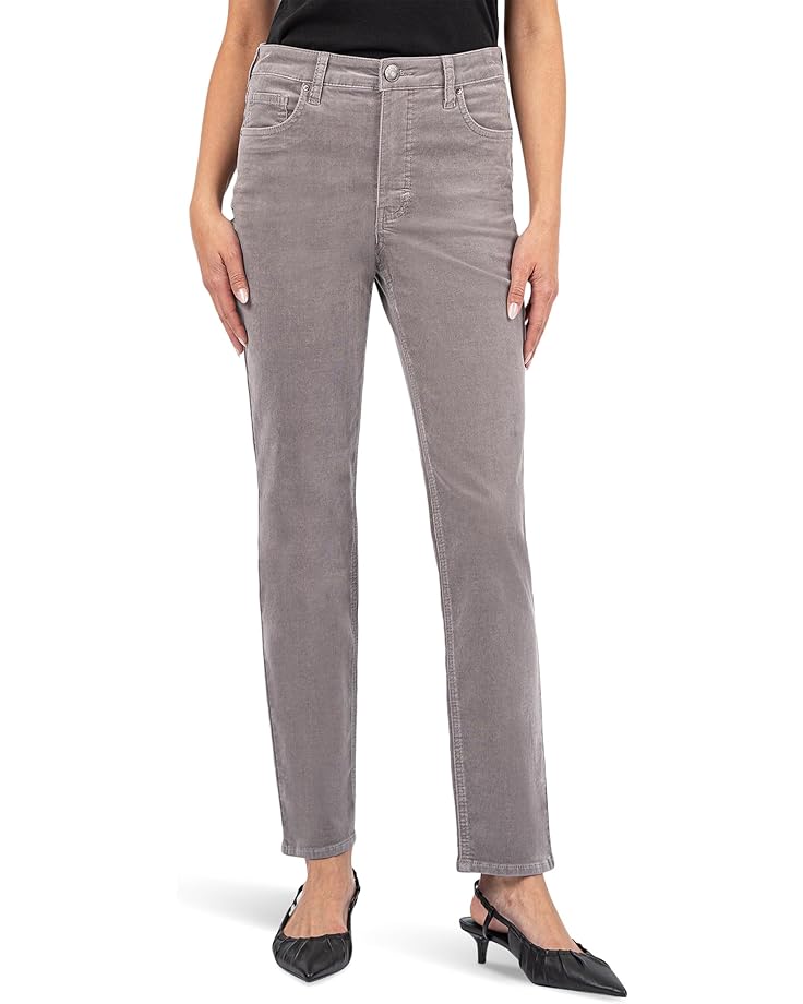 

Брюки KUT from the Kloth Rachael High Rise Fab Ab Mom Regular Hem-Long, цвет Concrete