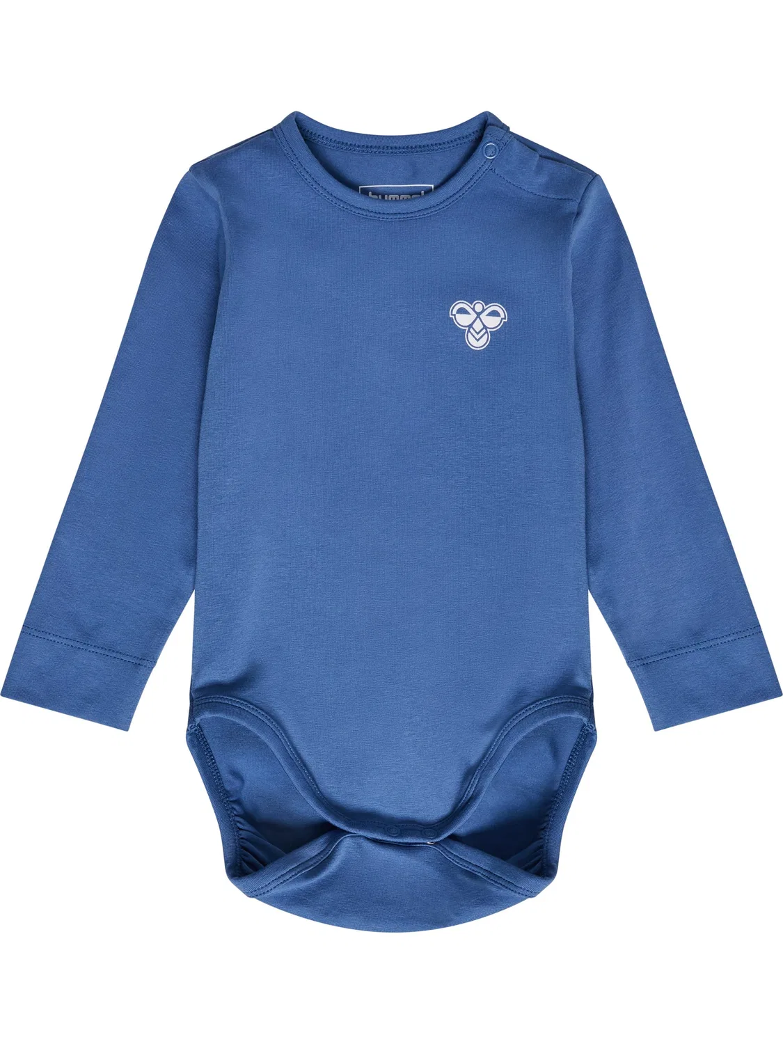 Боди для малышей из органического хлопка Hummel, dutch blue — фото 3