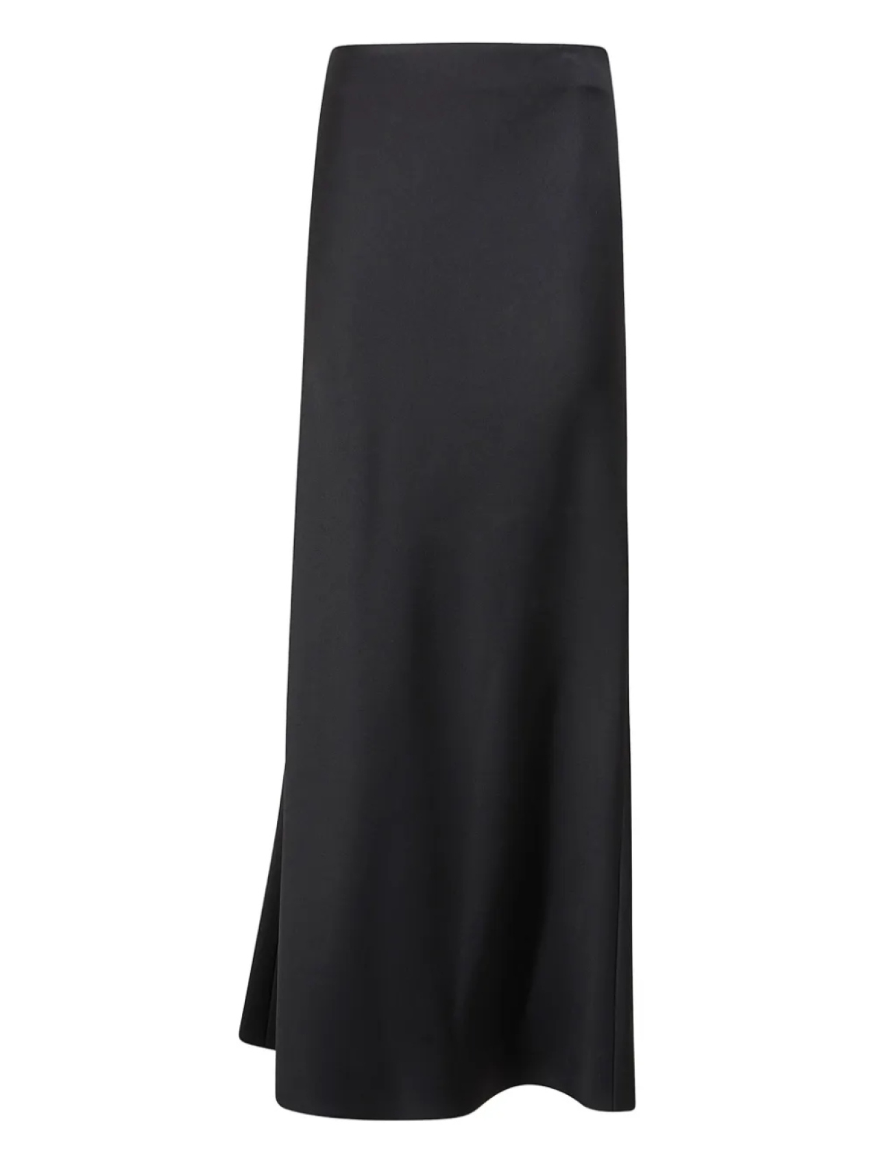 

Асимметричная атласная юбка Carven, черный