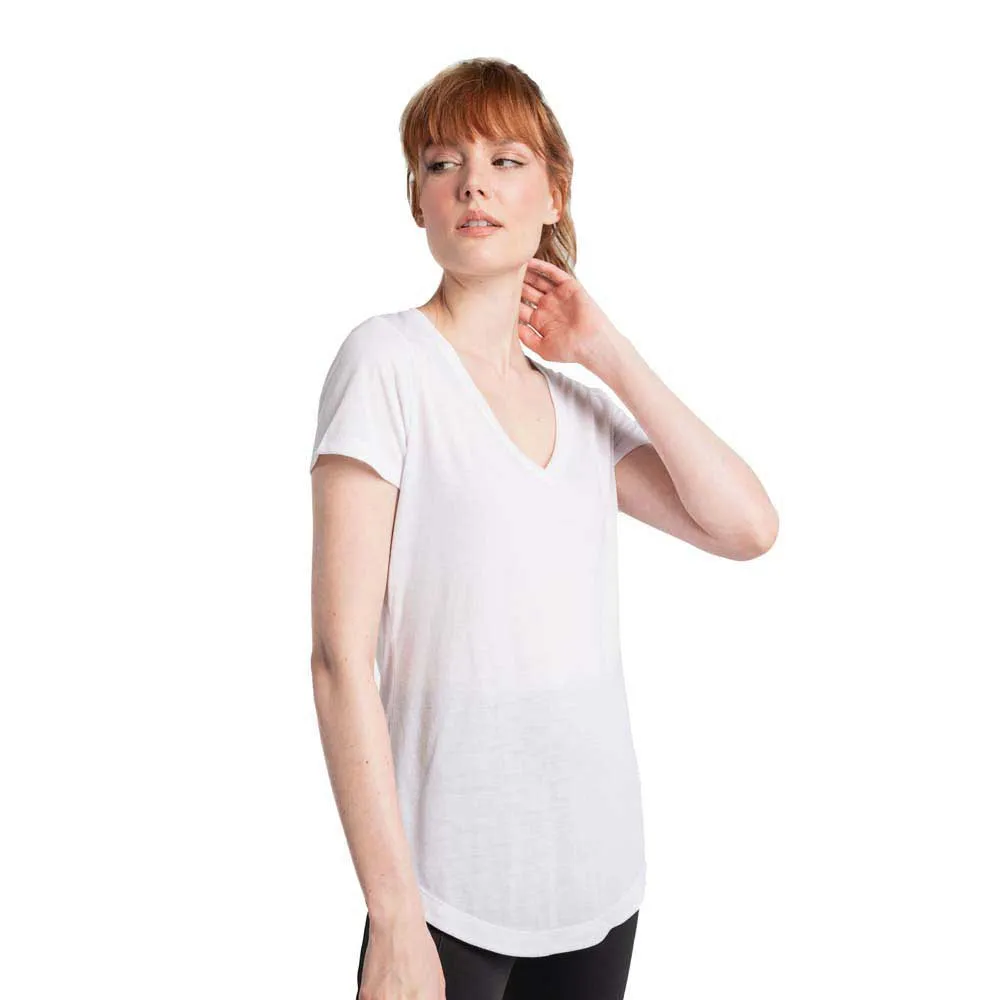 

Футболка Lolë Everyday short sleeve v neck, белый