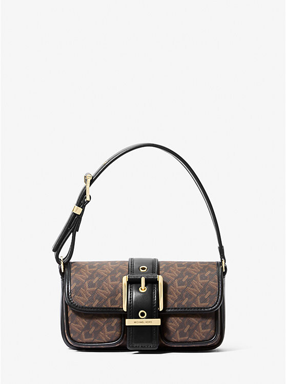 

Сумка Colby Extra-Small Empire Monogram через плечо Michael Kors, коричневый