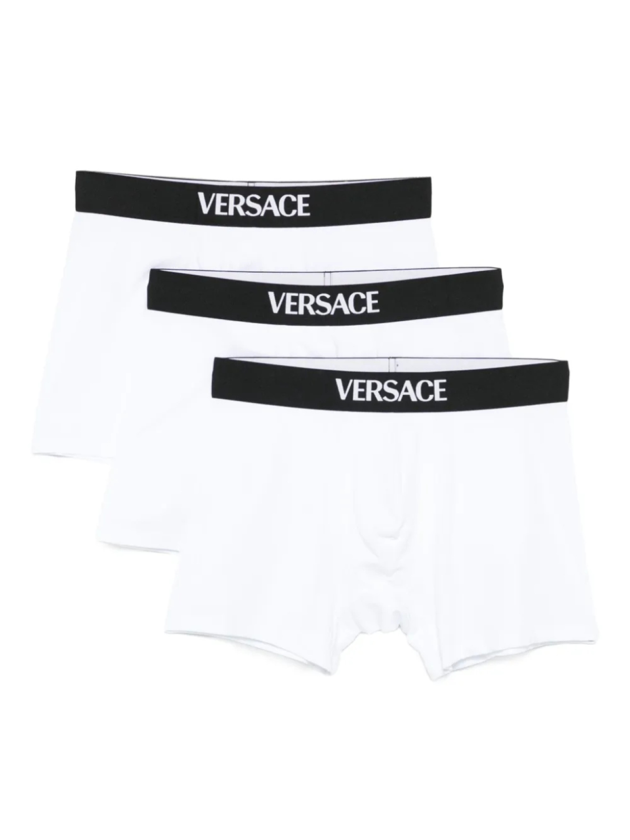 

Боксеры с логотипом Versace на поясе (упаковка из трех пар), белый